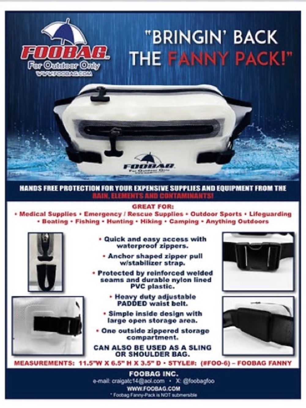 Foobag Fanny Pack - Picture 5 of 5